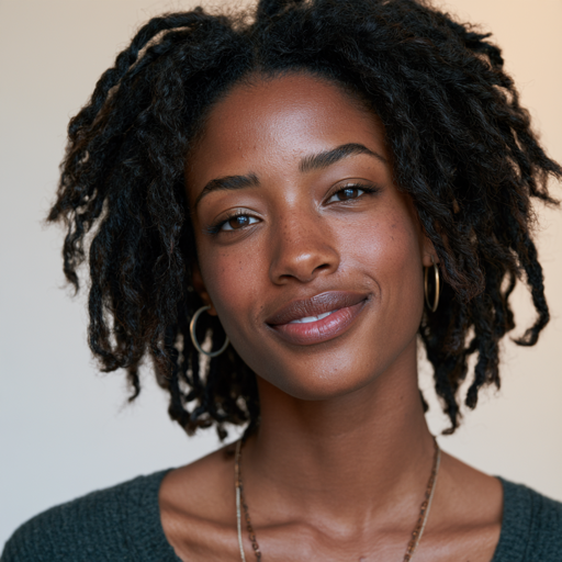 Aya, l'assistante de la Foire d'Afrique